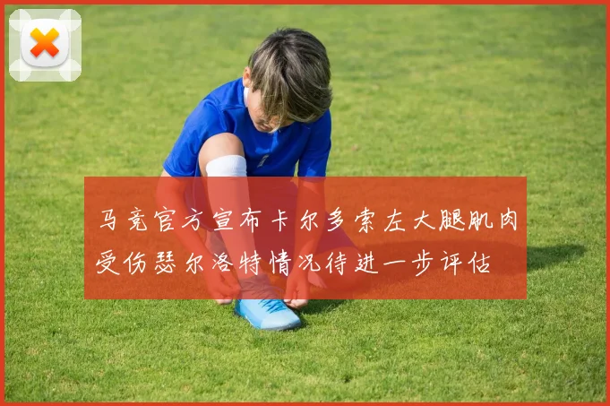 马竞官方宣布卡尔多索左大腿肌肉受伤瑟尔洛特情况待进一步评估