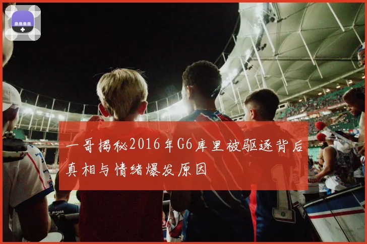 一哥揭秘2016年G6库里被驱逐背后真相与情绪爆发原因